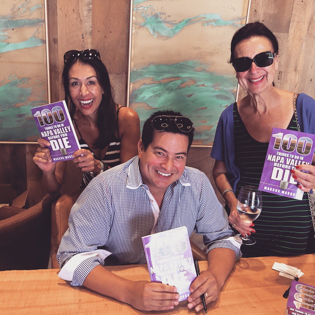 marcusmarquez's tweet photo. #100ThingsNapaValley with the Peju's (Lisa + Herta)! Thank you for coming! #1 @PejuWinery #napavalley https://t.co/JHR4JPfyh7