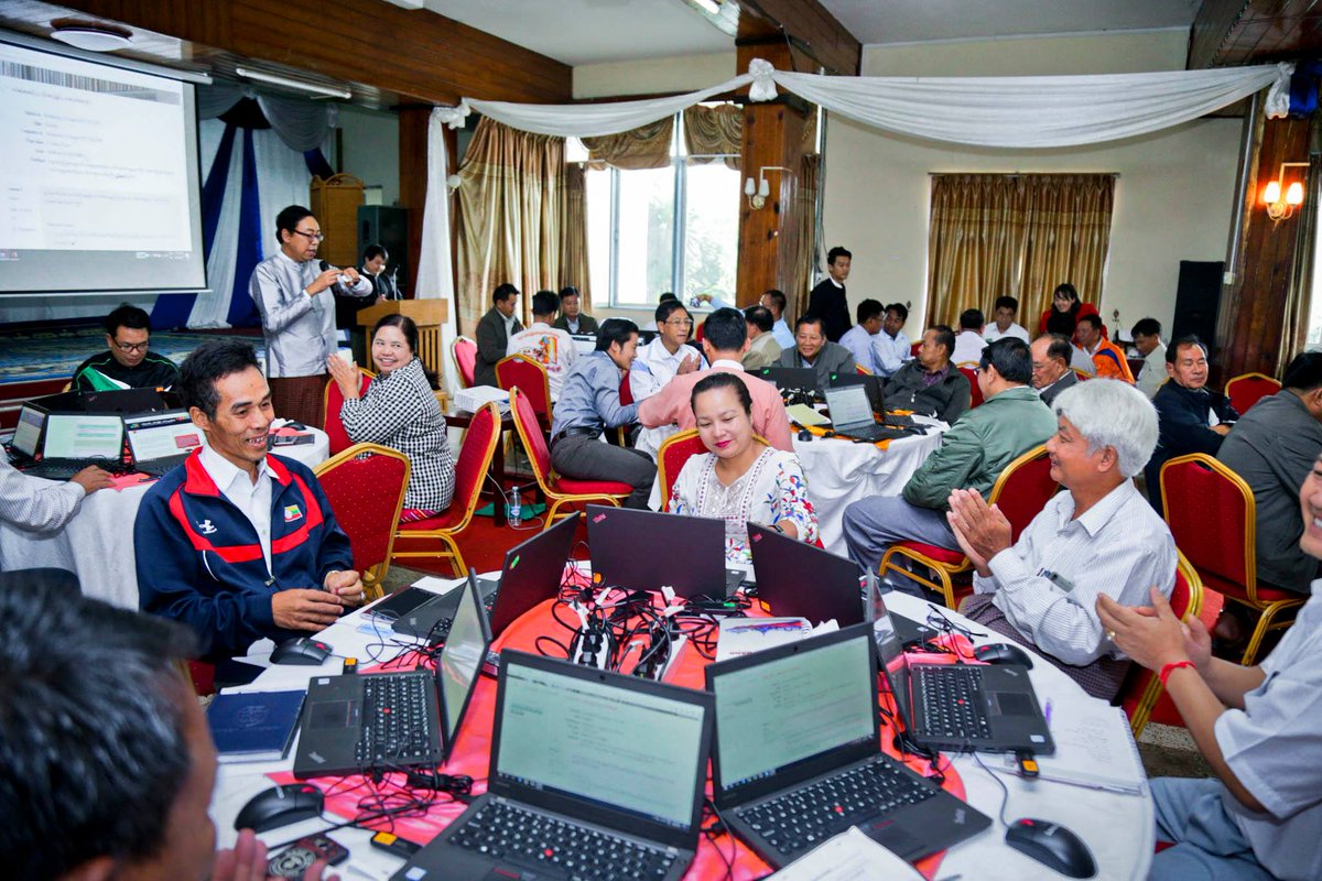 UNDP_Myanmar's tweet photo. 460 MPs from 13/14 State and Region Parliaments have have completed the #Parliament in Practice course. #MPsLearning @AgoraParl https://t.co/rf7lBew5M9
