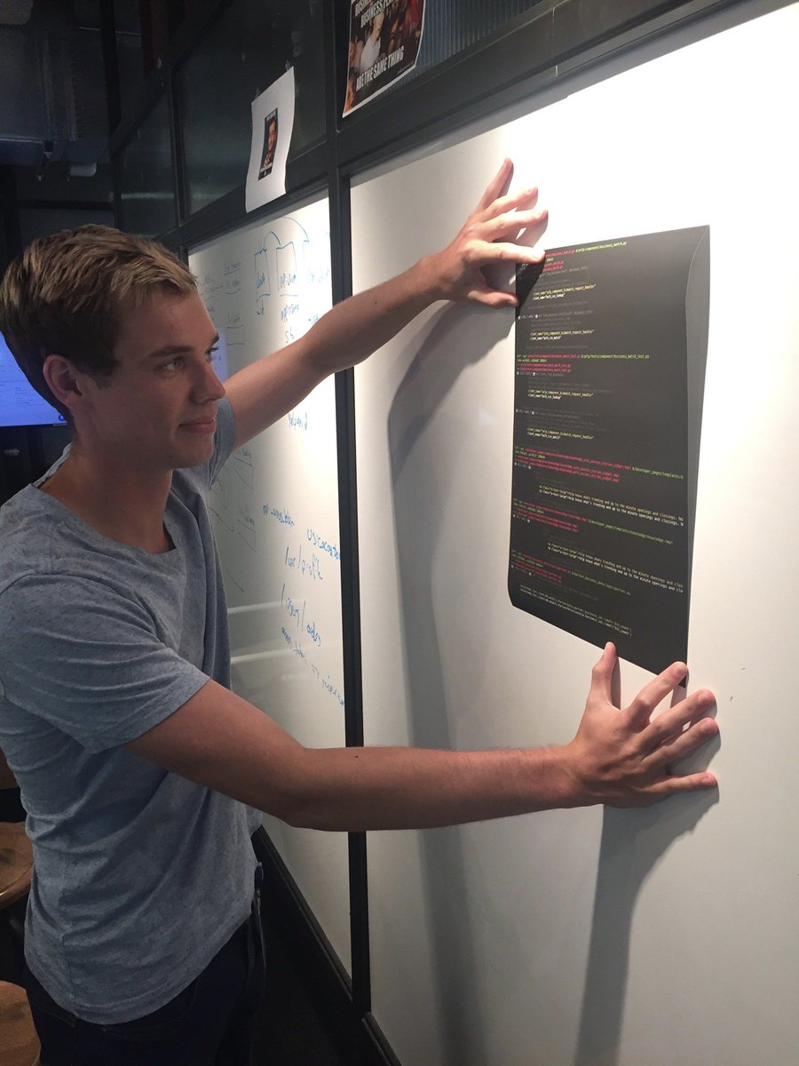 codenail's tweet photo. @watterso looking great with your new poster! https://t.co/q4XjkSGPnw