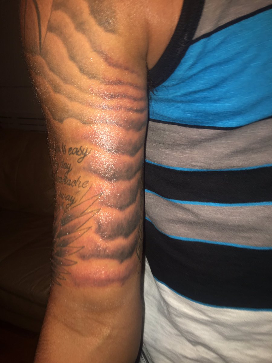 hiantonio23's tweet photo. Half sleeve complete, do it for you bro! I love you Kelly โค๏ธ #PlayForKelly https://t.co/WjnBH2YYVI