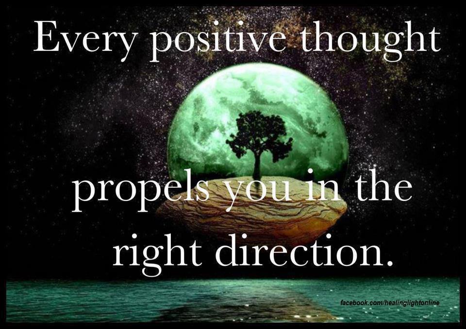 Every positive thought propels you in the right direction #choice #CBT #positivity #themoodcards via <a href="/moodcards/">The Mood Cards</a>