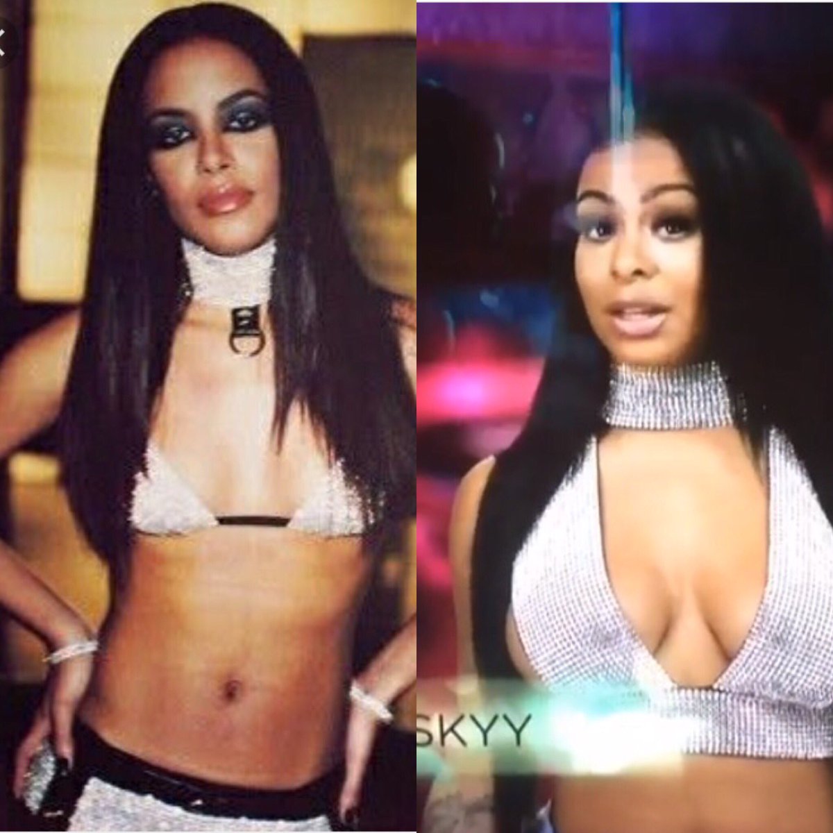 RHOyalAngel22's tweet photo. Y'all gone stop acting like y'all didn't notice Alexis Sky trying to rock the outfit from the Try Again video #Whoadere #LHHH https://t.co/a9Yxrgkeos