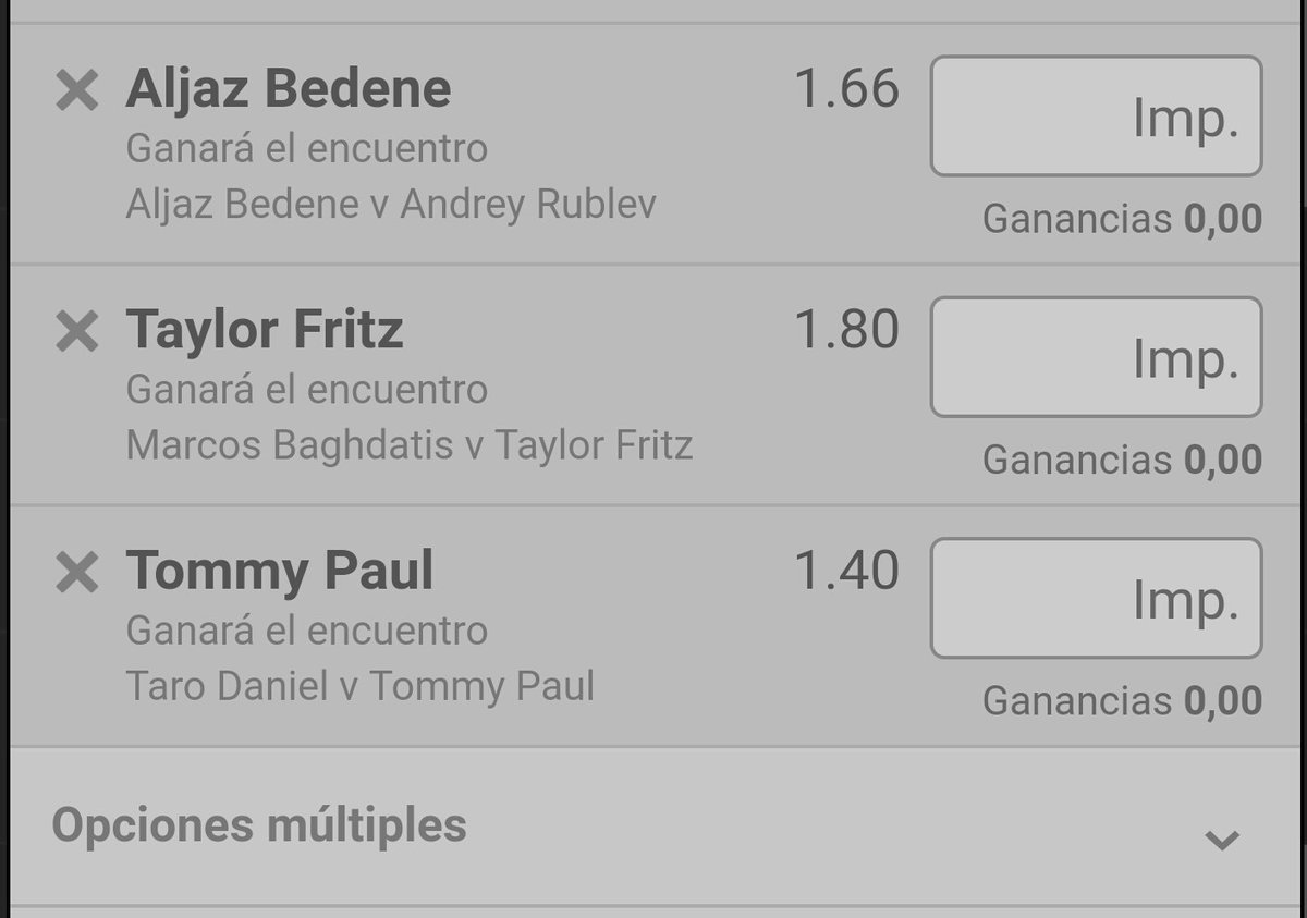 Wingreenpicks's tweet photo. Tambien vamos a hacer un reto de 10€-->100€ para hoy, seremos capaces? 1r paso👇 10€-->41€ #USOpen #apuestasdeportivas  #apuestadeldia https://t.co/76SfK7AGDV
