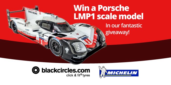 blackcircles's tweet photo. 🏎️#WIN a Scale Model @Porsche LMP1 🏎️@MichelinTyres  JUST RT&amp;F @Blackcircles FOR A CHANCE!

#Giveaway end 1/10/17 - TAG your Mates! #LeMans https://t.co/z3AcCDQ906