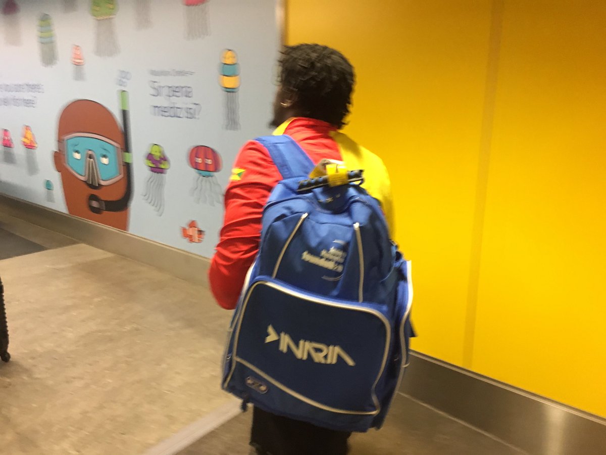 JasonRobertsFdn's tweet photo. Grenada homeless World Cup arrive in London on route to Oslo # jason roberts carribean # homeless World Cup @jrfcaribbean @JasonRoberts30 https://t.co/oKQwuaTiJC