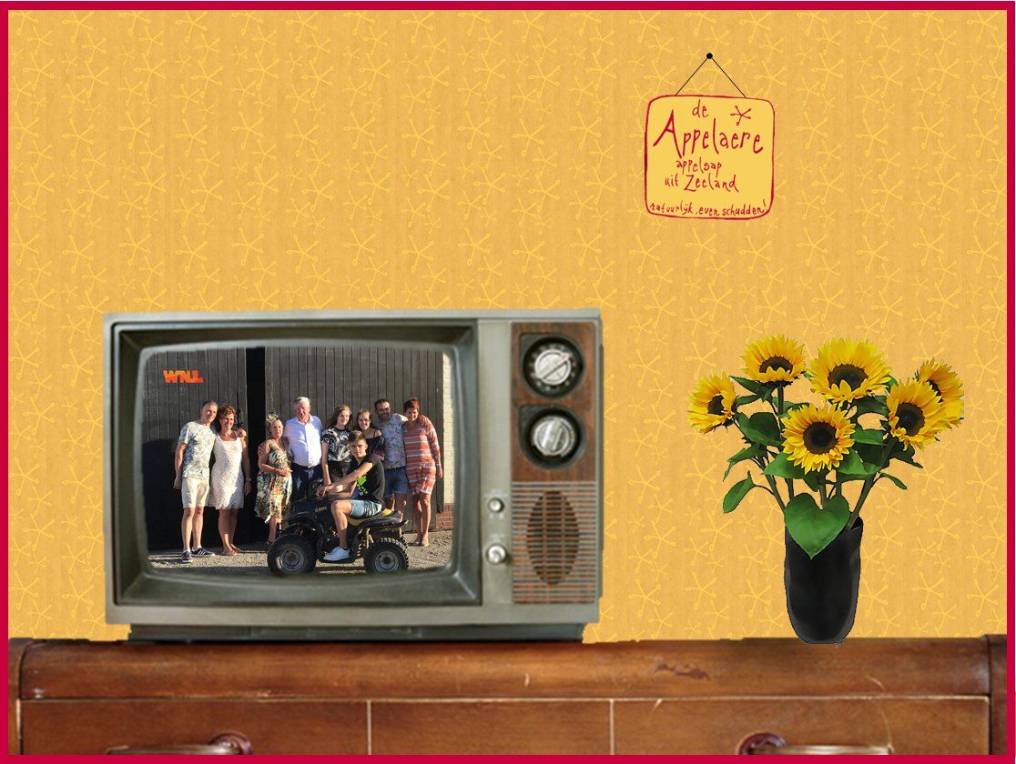 Kijken jullie mee? De Appelaere is te zien tijdens het televisieprogramma 'Allemaal familie' op Nederland 1, vanavond om 17.10 uur!