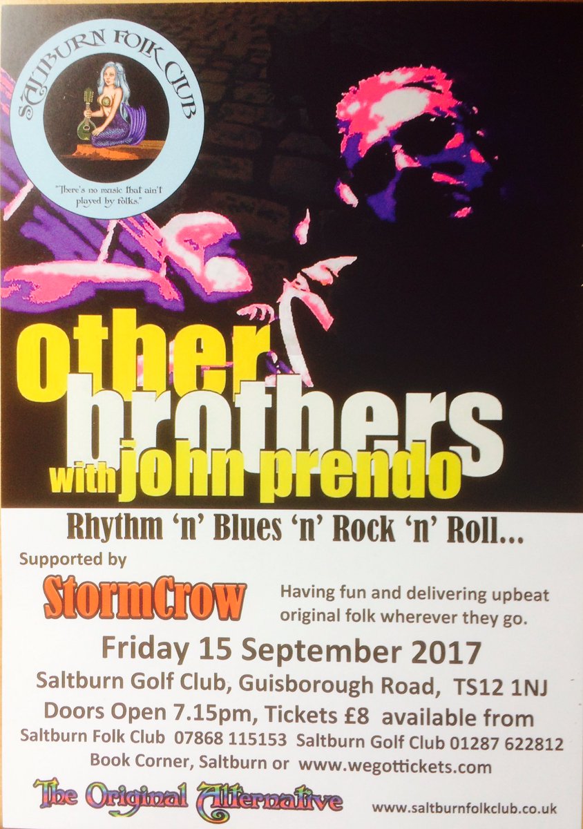 Join us on 15/09/17 for a great night