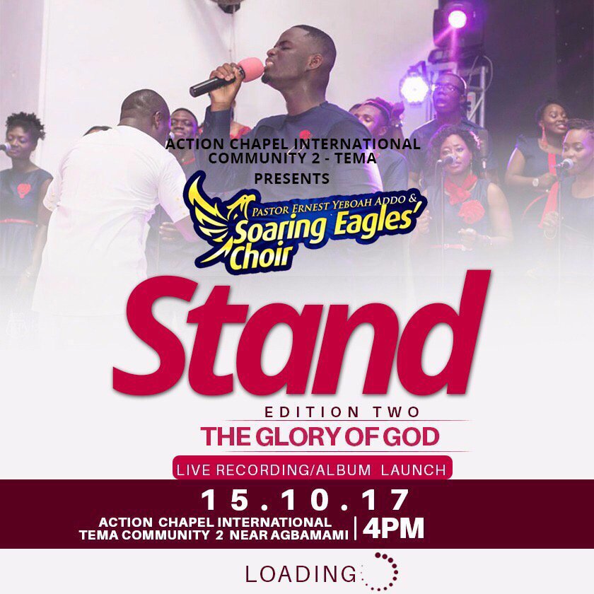 PixelConcepts1's tweet photo. ACI - Tema Comm 2
Ps Ernest Yeboah Addo & Soaring Eagles’ Choir
#Stand
#EditionTwo
#TheGloryOfGod
15.10.17
#PCEU https://t.co/akusqS4bl8