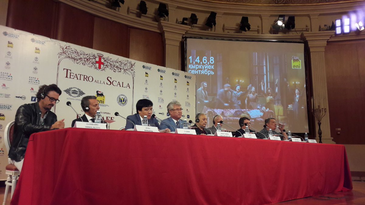 eni's tweet photo. #Eni has been working with @teatroallascala for decades and welcomes its talented artists at the #Astana Opera House https://t.co/XQYOZXEtXr https://t.co/mY3cph7OWb