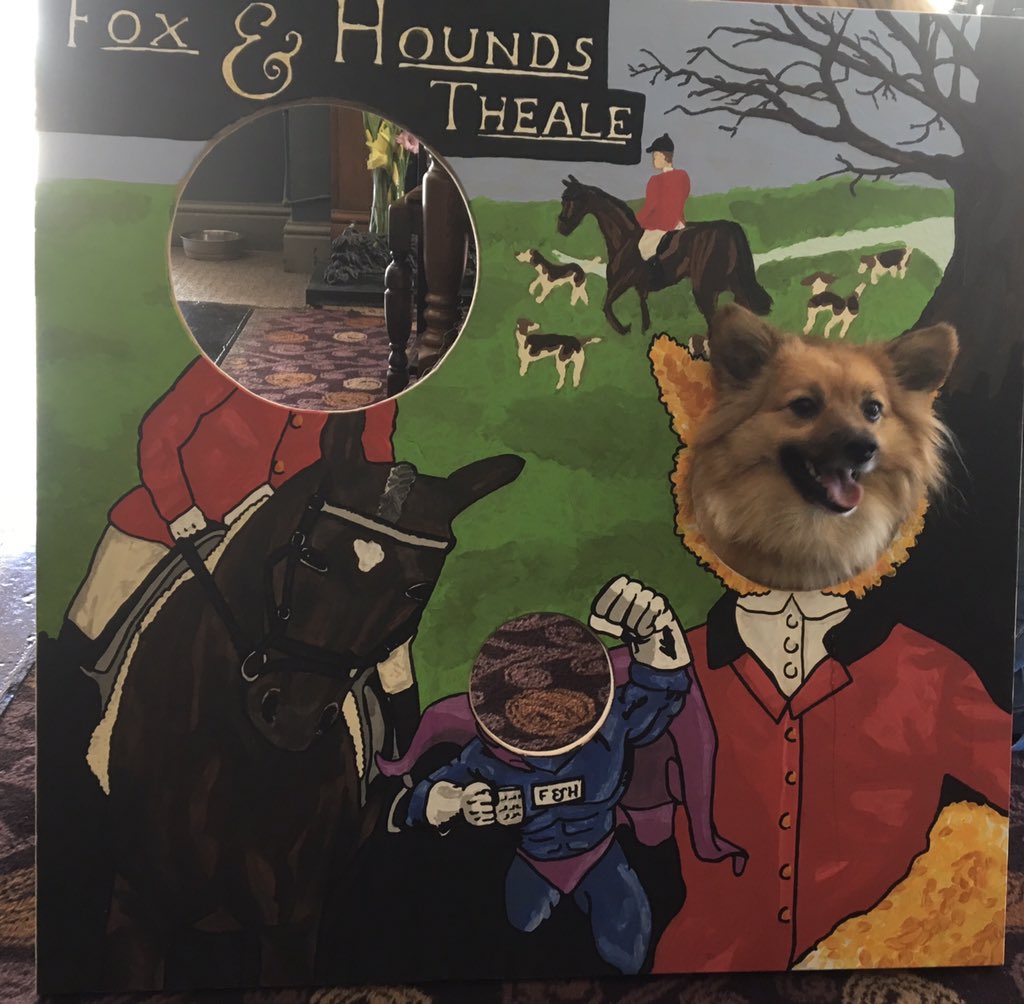 @dogsunite <a href="/foxhoundstheale/">The Fox & Hounds</a>