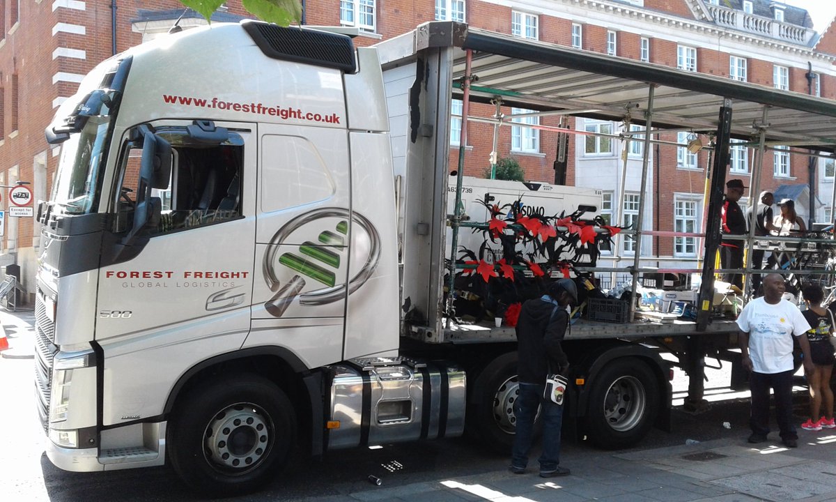 ForestFreight's tweet photo. A big thank you to everyone at #nottinghillcarnival2017 - Especially the band; Unity. Hope everyone had an amazing time! #forestfreight https://t.co/1Y29n3rN7f