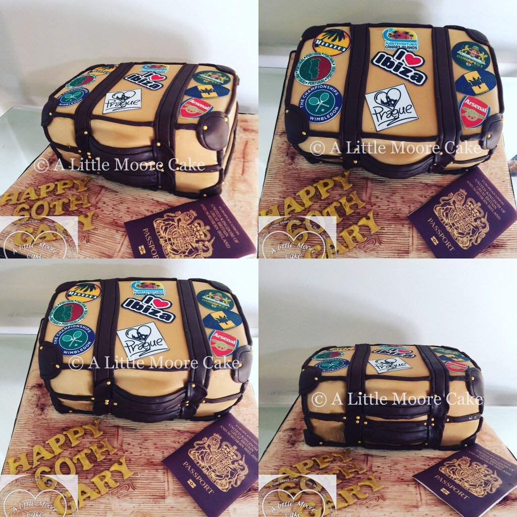 littlemoorecake's tweet photo. #birthday #birthdaycake #60thbirthday #memories #instacake #instacakes #suitcase #suitcasecake https://t.co/aAb85km3ky
