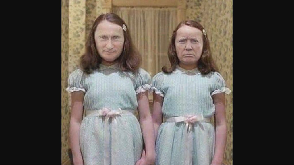 AntiTrumpCelebs's tweet photo. @Garossino @RVAwonk B/C sisters stick together. #twocrooks https://t.co/6OfgERUGWw