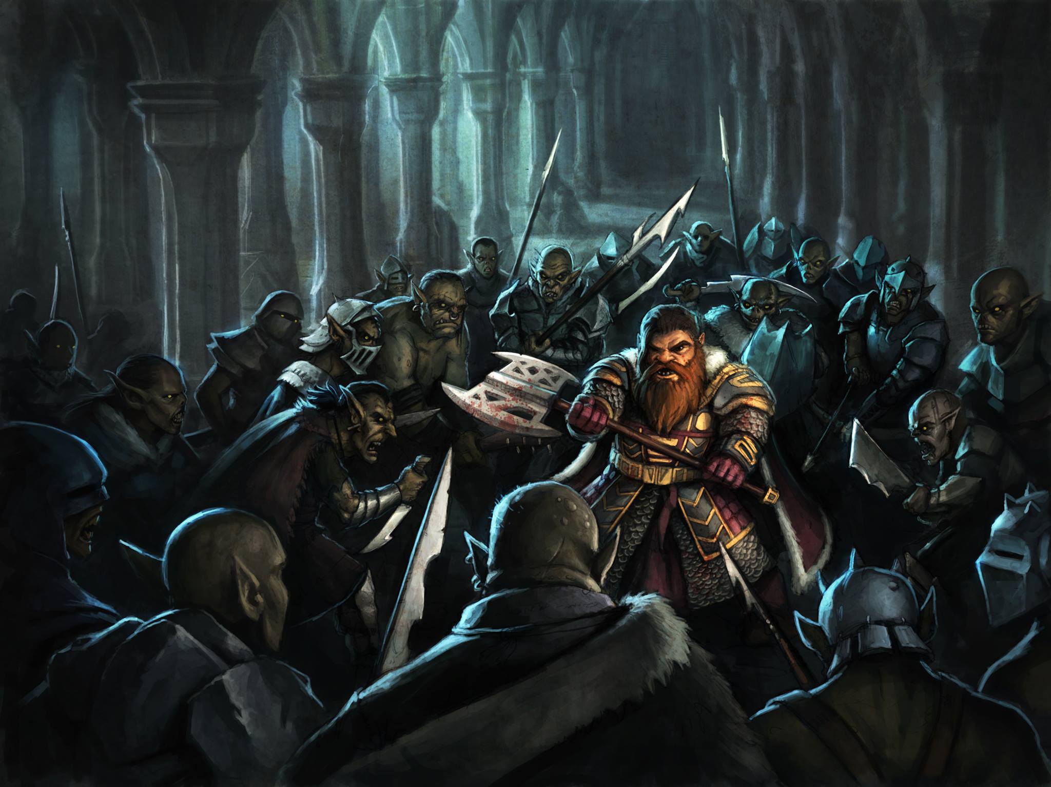 Marcin Witkowski on X: #Moria #Dwarrowdelf Khazad-dûm and #Gimli