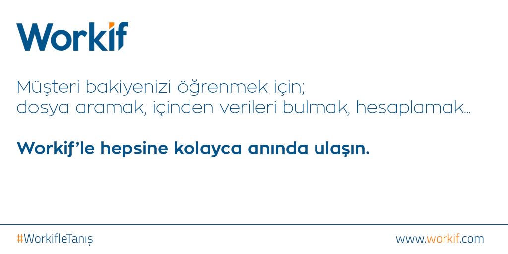 Workifcom's tweet photo. 15 gün ücretsiz deneyin, iş hayatının kolaylıklarıyla tanışın. #Workif #İşler #Yolunda #WorkifleTanış
https://t.co/Sd7UYp4wG9 https://t.co/bEuhb8li3f