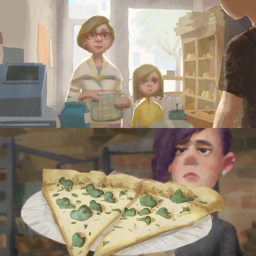 Shellywankenobi's tweet photo. "BROCOLLI?! Congratulations San Francisco, you've ruined pizza!!" 🔥🔥🔥 #colorkeys #insideout #disneypixar #visualde… https://t.co/B8OapnxgLB https://t.co/TKXXN2z3G4