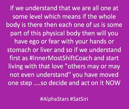 AlphaStarsAoE's tweet image. Understand that we are all one at some level... as #InnerMostShiftCoach start living with that love

#AlphaStars #SatSiri