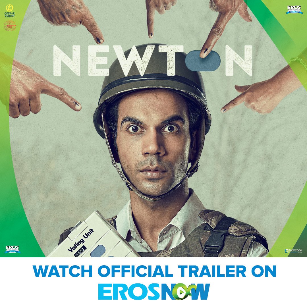 ErosUniverse_'s tweet photo. Be the change you want to see. Be Newton. 
#NewtonTrailer Out Now - https://t.co/JrskFKNEm2
@RajkummarRao @aanandlrai https://t.co/aHY8mlu1ZK