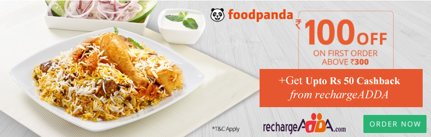 rechargeadda's tweet photo. How to Enjoy a Meal at a Slashed Price by Using #FoodpandaOffers? - https://t.co/bhW0Zg2a4V
@foodpandaIndia #OnlineFoodOrder https://t.co/BkXzZON4VW