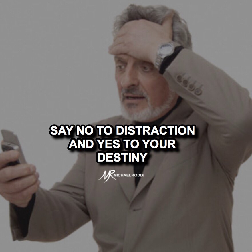 MichaelRodd's tweet image. There has never been greater #opportunity as now but there has also never been #greater opportunity for #distraction