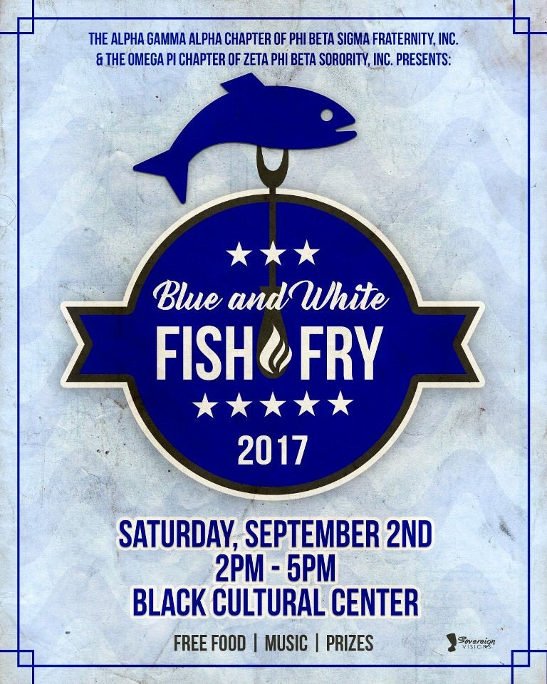 Looking for the move this weekend? Come through and enjoy FREE FOOD, prizes, and the Blue &amp; White family!