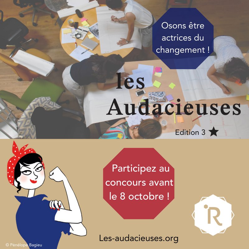 FondationRaja's tweet photo. Femmes entrepreneuses? Postulez jusqu'au 8 octobre au programme #LesAudacieuses de @RucheParis et @LaSocialFactory : https://t.co/uzHPV8ohSK https://t.co/hSzM7P4dbs