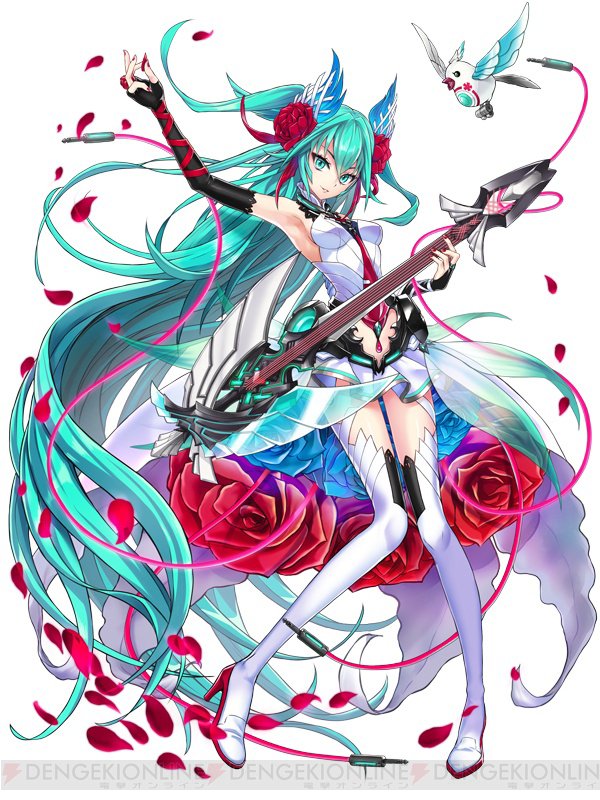 dengekionline's tweet photo. 『白猫』×初音ミクのコラボが8月31日開催。さまざまな衣装のミクが登場するのガチャも https://t.co/ZoNywZiOC5 #白猫 #白猫プロジェクト #初音ミク https://t.co/DBwXuOQJya