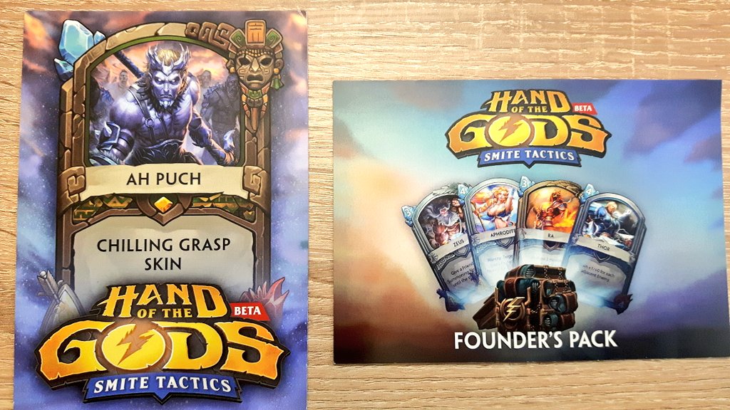 MrNone_lp's tweet photo. Hand of the Gods Founders Pack &amp; 1 Ah Puch Chilling Grasp Skins Giveaway (Tactics) / Rt &amp; Follow to Enter / Ends on 03.09.2017 / 1 Winner https://t.co/CbRBFJsVDB