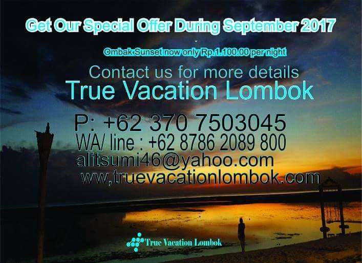 TVLombok's tweet photo. #truevacationlombok #truevacation #lombok #gilitrawangan #ombaksunset #lombokisland #paketwisatamurah https://t.co/VVoLgcrvhx