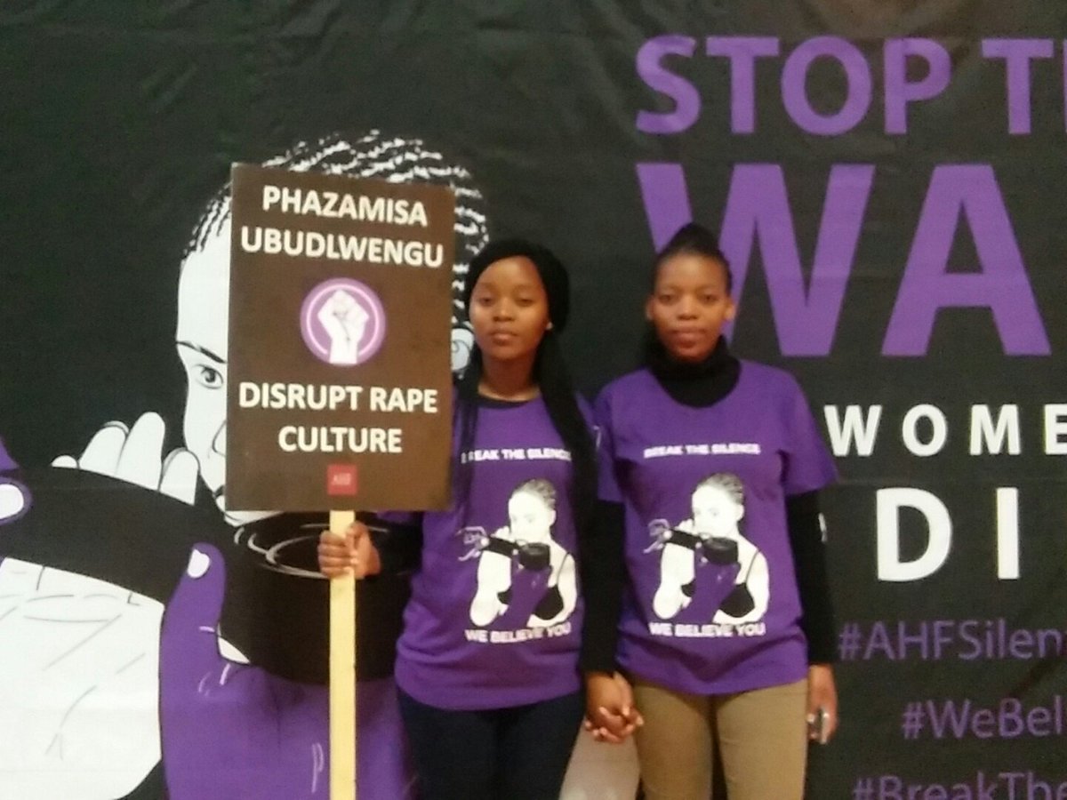 UCTSurvivors's tweet photo. Disrupt Rape Culture #AHFSilentProtest
#BreakTheSilence
#WeBelieveYou
#DemandPEP https://t.co/c4SWRK5tbG