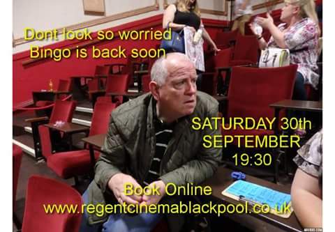 regentcinemabp's tweet photo. @regentcinemabp Dont forget #FunBingo on the last Saturday of every month.
Book online
https://t.co/g8gx6o8yTF https://t.co/WnNhDcuSbo