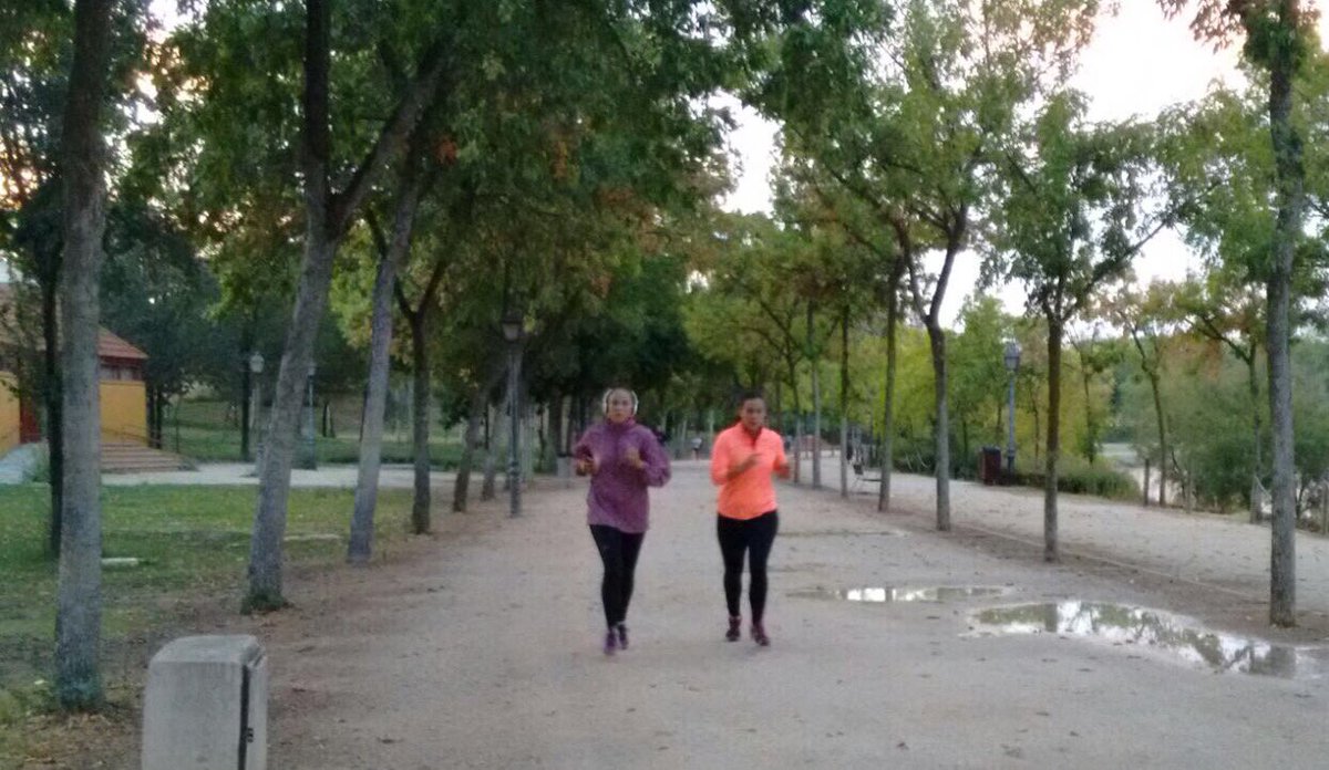 BMGetasur's tweet photo. Ayer, el equipo de #DHPlataFem volvió al trabajo con una sesión de carrera en Polvoranca y balón en La Alhóndiga-Sector III. ¡Arrancamos! https://t.co/iPoOZcxIFD
