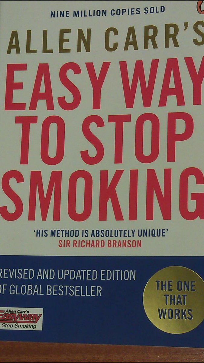 MarkyB72's tweet photo. 5 years ago I read this. Best decision ever @allencarr #easywaytostopsmoking #stillsmokefree https://t.co/gvnwKN3gP3