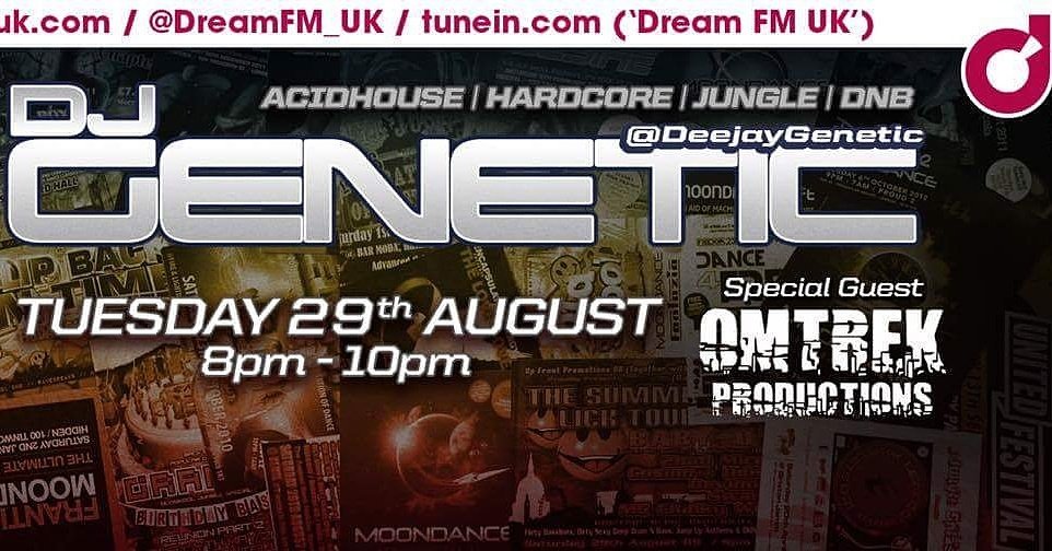 jimmyknucklesuk's tweet photo. #omtrekproductions #dreamfmuk #fullcircumference #dnb #drumandbass #tonight 8pm gmt https://t.co/fZq1RqKecT