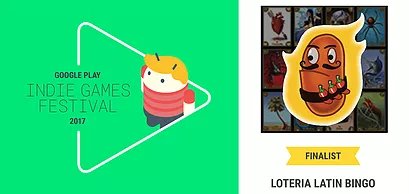 Proud to announce that this game we made for GorillaBeanGames is a finalist at GooglePlay Festival! bit.ly/LoteriaLatinBi…