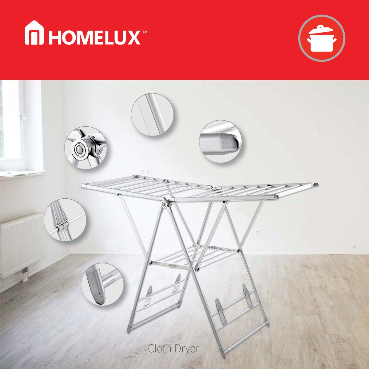 homeluxlk's tweet photo. Cloth Drying Racks (High Durable-Corrosion Resistant)
Available at Leading Supermarkets Our Showroom Contact us:077 600 7878
#Homelux https://t.co/bGvRyZ7p7c