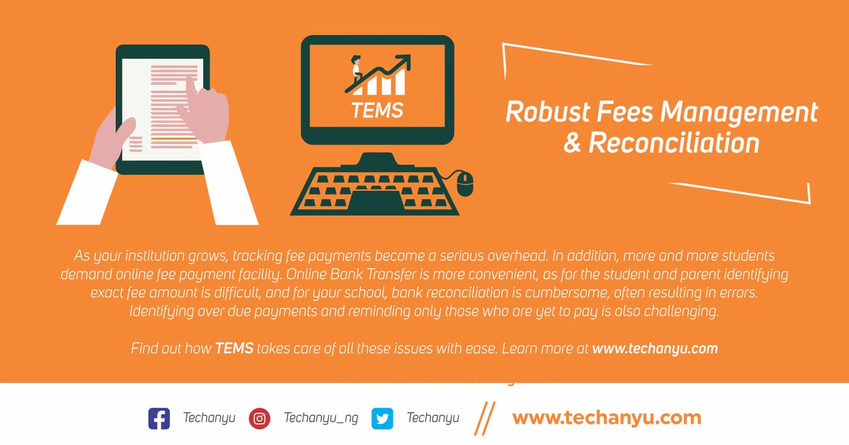 techanyu's tweet photo. We know that accounting for school revenues can be tedious but we can make it easier with TEMS.

Know more - https://t.co/GKBbuuTCsN https://t.co/lQE7QvUELK