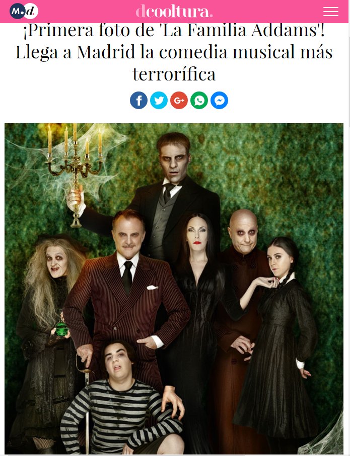 lafamiliaaddams's tweet photo. Por si fuera poco con la foto de ayer, @divinity_es va y nos saca a toda la familia. Mátame camión.  https://t.co/sAU7ivVmwM https://t.co/OfrXEK2pon