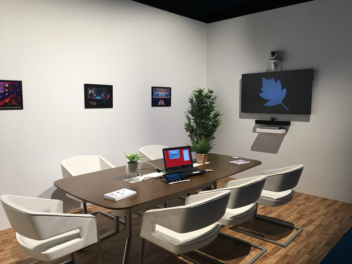 djfeakes's tweet photo. All set up and ready to welcome guests to the @StarLeafCo stand #ActivateRDS #Eurotek https://t.co/tFUSY74Kjs