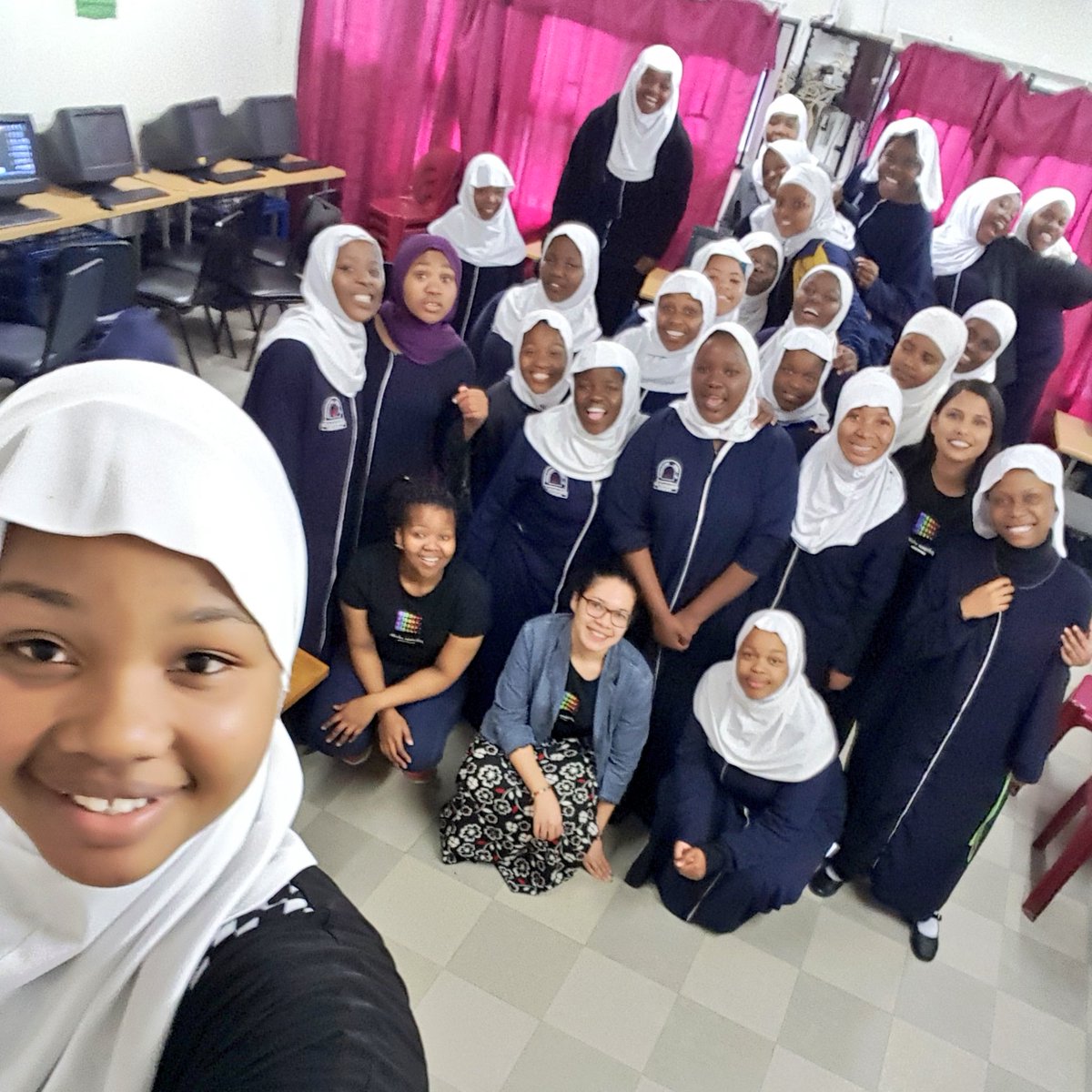 immedia's tweet photo. We shared our #LoveOfCode this #WomensMonth with the #MasakhaneGirlsSecondary learners.
Get in touch if you'd like us to visit your school ๐ค https://t.co/uHZ446ik9J