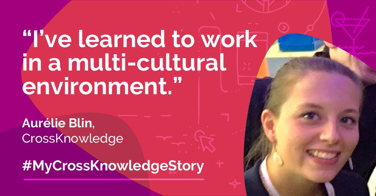 CrossKnowledge's tweet photo. We’re glad to know you value our multi-cultural environment, Aurélie. We love it too! https://t.co/DoToO9BBjj #MyCrossKnowledgeStory https://t.co/seerxf1Hkp