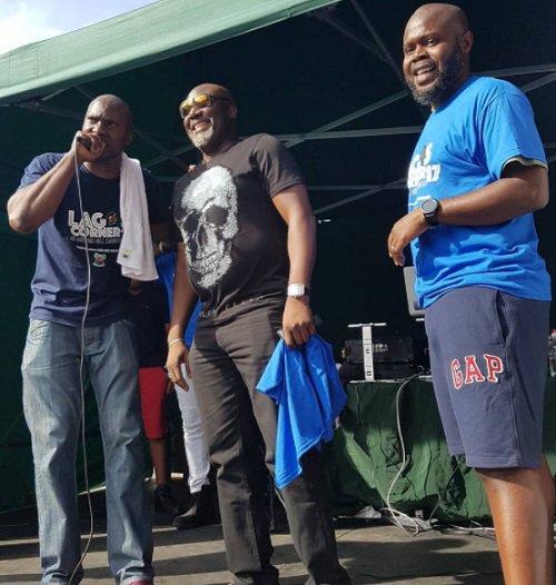 TweetNaijaBlog's tweet photo. Senator-turned musician, Dino Melaye, spotted at the Notting Hill carnival in London, performing his smash hit "Ajekun Iya" @Gidi_Traffic https://t.co/A8qerC0BE2