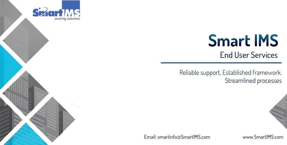 Smart_IMS's tweet image. @Smart_IMS 
End User Services
#ServiceDeskSupport #ServiceManagement and #ApplicationPackaging