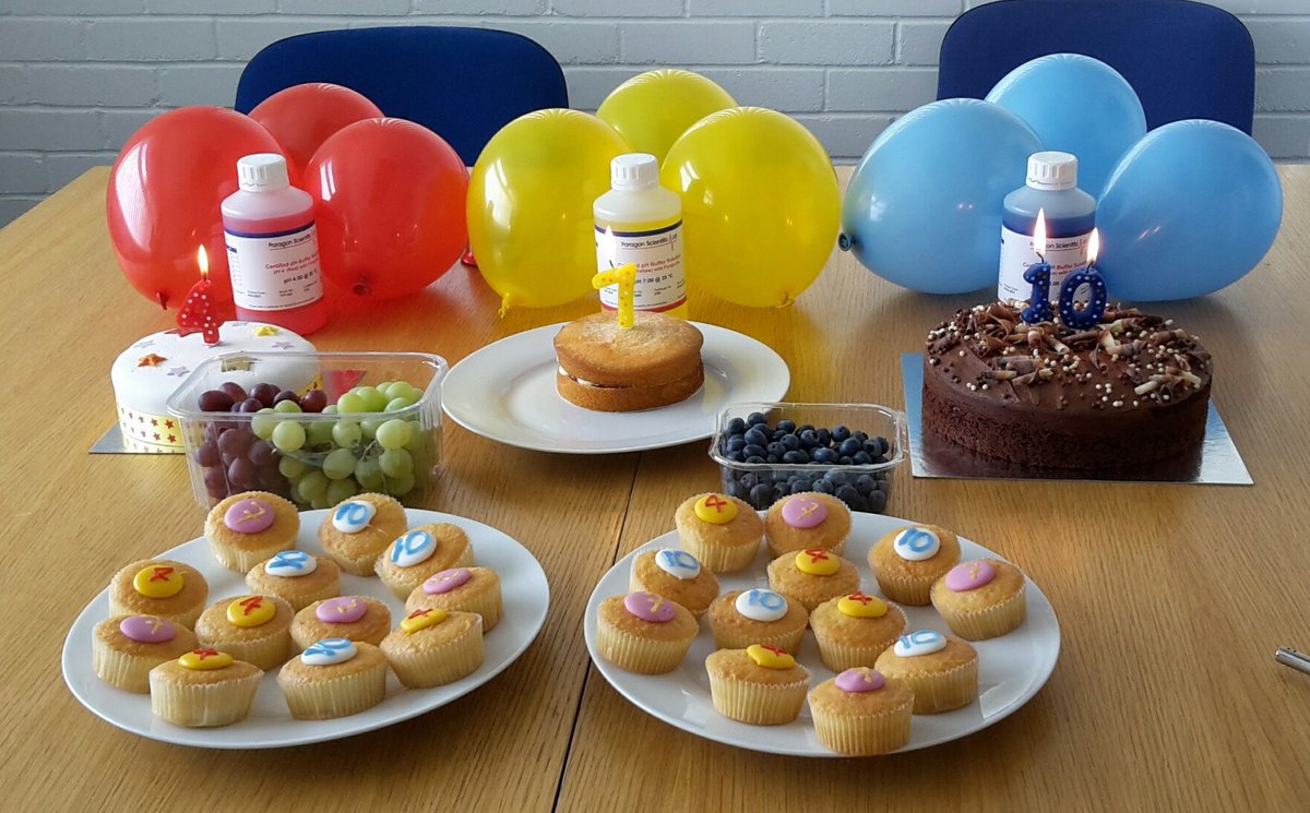 Paragon_Sci's tweet photo. This is how we celebrate a new product launch at Paragon Scientific! Check new pH range here https://t.co/cB2elKqVlb #pHbuffers #cake https://t.co/QOpirNySDJ