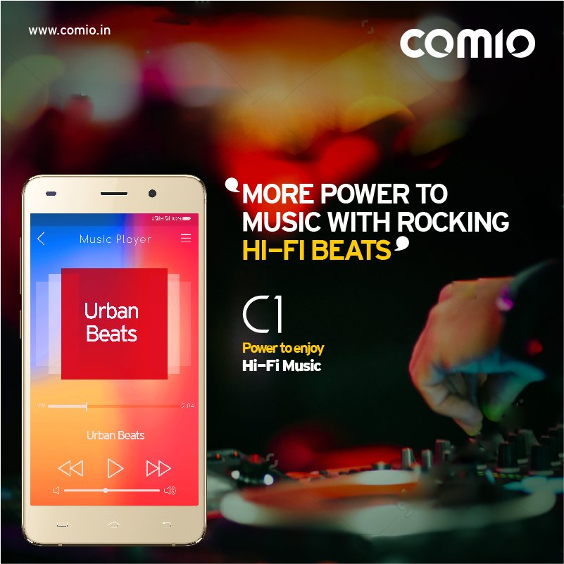 COMIO_IN's tweet photo. Enjoy the groove with the power of Hi-Fi music. Say hello to crazy rhythm of life. #PowerToEnjoy https://t.co/VLhYwb2PSg