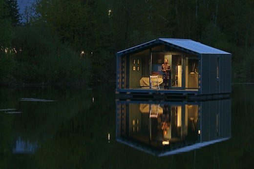 Land is running out could floating micro cabins be the answer?