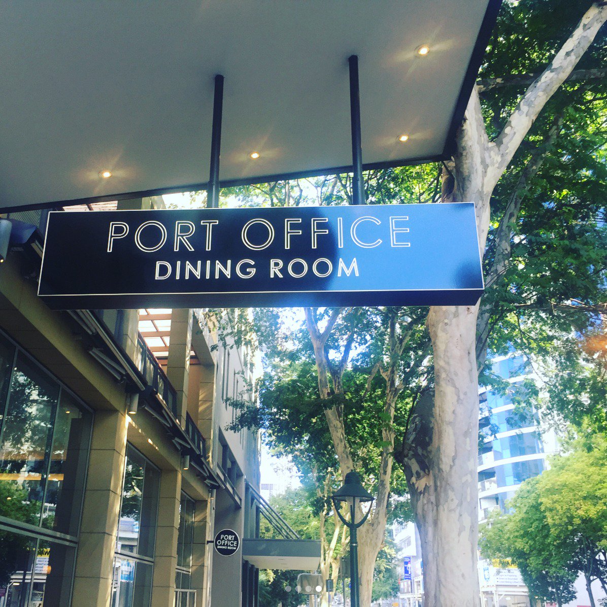 PortOfficeHotel's tweet photo. Jillian Butler's visit to #PortOfficeDiningRoom for #passionfoodtv via https://t.co/v000yPtFPF #brisbanefood #brisbanebars #brisbaneeats https://t.co/kmjfbBv9vG