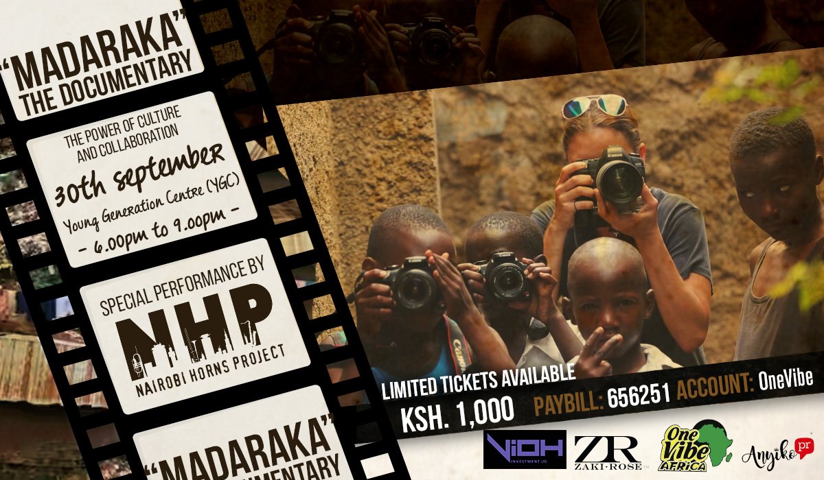 SomaInitiative's tweet photo. Yaay! #MadarakaTheDocumentary by @OneVibeAfrica (which @Sautisol are featured in) will be launched in Nairobi &amp; Kisumu at the end of Sept https://t.co/i304FOS4Dk