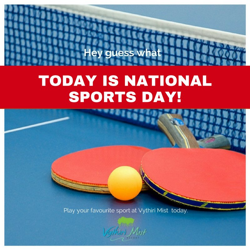 VythiriMist's tweet photo. Today is #NationalSportsDay  of #India !A day dedicated to the legendary #Hockey player #DhyanChand.Tell us which is your favorite #Sport?😃 https://t.co/SzPGGnqEzo