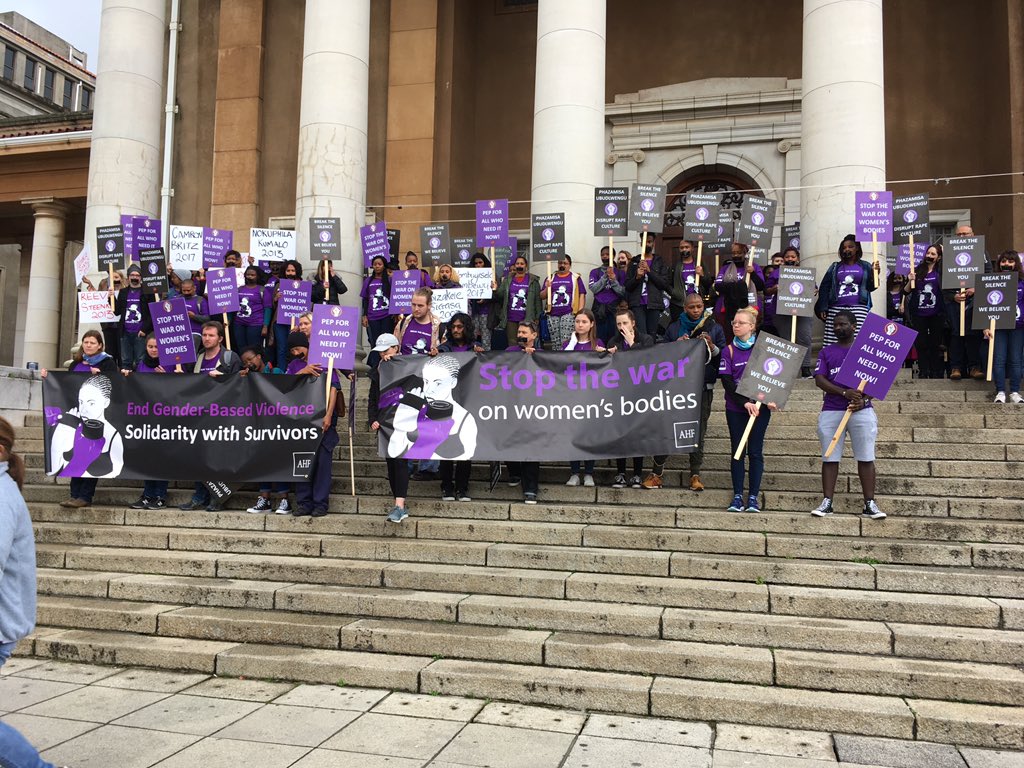 varsitynews's tweet photo. Protesters are now marching from upper campus to Bremner. #AHFSilentProtest
#WeBelieveYou
#BreakTheSilence
#DemandPEP https://t.co/Ew4jjpIcyC